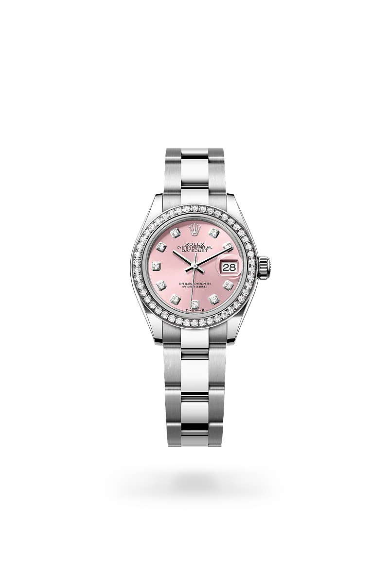 Rolex Lady-Datejust in White Rolesor - combination of Oystersteel and white gold, M279384RBR-0004 - Jewelers Trade Shop